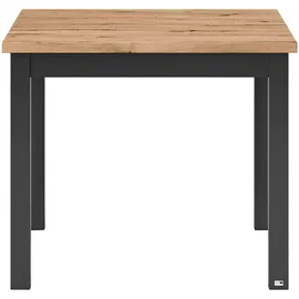 Set One by Musterring Esstisch York 90 x cm Holzoptik Graphit / Eiche