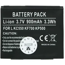 AccuCell Akku passend für LG KC550, KF690, KF700, KP500, KP501