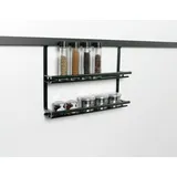 Naber Linero Style Gewürzbord2-etagig, schwarz