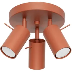 Sollux SL.1509 Plafond RING 3P roter Ocker