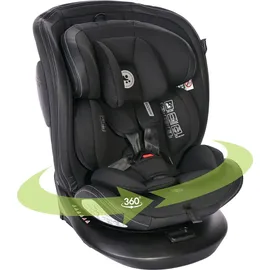 Lorelli Kindersitz Aviator, Mitwachsender Autositz mit Isofix schwarz