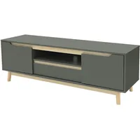 ML-Design TV-Lowboard Fernsehtisch TV Schrank mit 4 Fächern Fernsehkommode