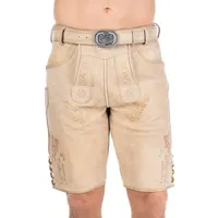 Hammerschmid Trachtenlederhose Lederhose Herren kurz - PARSDORF - beige braun beige 62