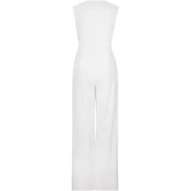 Vera Mont Jumpsuit mit U-Boot-Ausschnitt, Offwhite, 40,