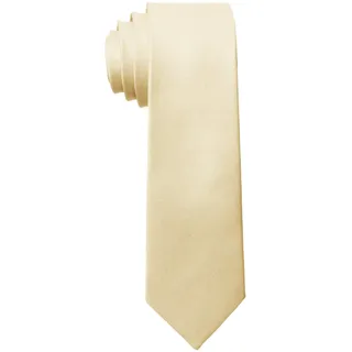MASADA Herren-Krawatte von Hand gefertigt & sorgfältig verarbeitet 6 cm breit Champagner - Einheitsgröße