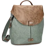 Zwei Rucksack Olli OR8 Eucalyptus Grün Damen