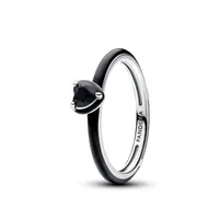Pandora ME Schwarzes Chakra Herz Ring 193088C01 Damenring