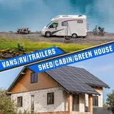 Professionelles, Tragbares 100-w-solarpanel ‚Äì Hocheffizientes, Tragbares Solarpanel Für Camping Und Wandern, Dc 12 V/24 V 5 A