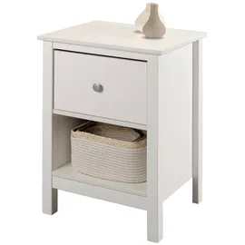 Interlink Nachtschrank Chilly 47 x 47 x 66 cm Weiß