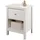 Interlink Nachtschrank Chilly 47 x 47 x 66 cm Weiß