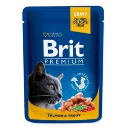 BRIT Cat  Lachs und Forelle 100g