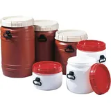 curtec deutschland gmbh Weithalsfass 26l weiß m.rotem Deckel m.2 Tragegriffen Einfüllöffnung-D.295mm