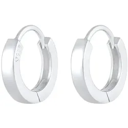 Elli Creolen Basic Filigran Elegant Klassik 925 Silber   Damen 