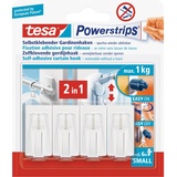 Tesa Powerstrips Gardinenhaken Weiß