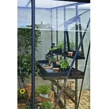 Juliana Gewächshaus Alutisch 3 Sektionen Schwarz