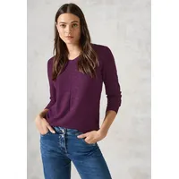 Cecil Damen B302767 Strukturmix-Pullover, Heather berry melange) XS EU - XS