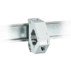 EFB IMT-01-HS-GR INFRALAN® 1-Port RJ45 Keystonehalter für Hutschienenmontage IMT01HSGR