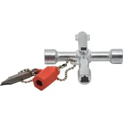 Schaltschrankschlüssel Univ.10 Funktionen m.Bitadapter