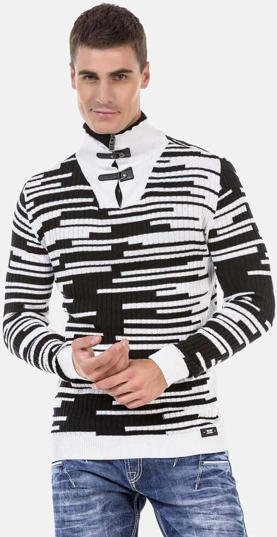 Stehkragenpullover CIPO & BAXX 