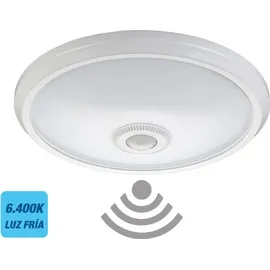 EDM Wandanbauleuchte Kunststoff 30 cm Weiß