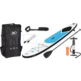 Stand Up Paddle Board Set XQ Max SUP Board 6-teiliges Set – 305 cm – Blau/Weiß