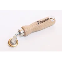 Triuso Freund Andrückrolle Messingrad 28x6 mm