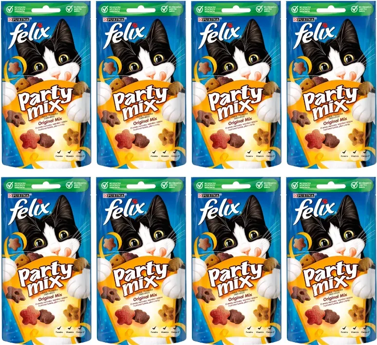 Felix Party Mix Originalmischung 6x60g (Rabatt für Stammkunden 3%)