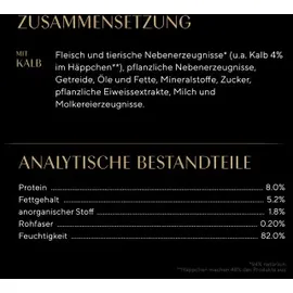 Sheba Sauce Collection mit Kalbshäppchen in heller Sauce 2 x 11 x 85 g