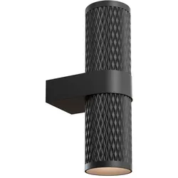 Wandleuchte Wandlampe Wohnzimmerleuchte 2 flammig Wohnraum schwarz Up Down