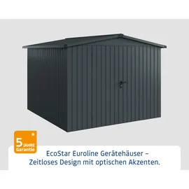 Hörmann Gerätehaus Euroline 2,62 x 2,62 m Anthrazit