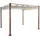 MCW Pergola MCW-L42 3 x 3 m creme-weiß