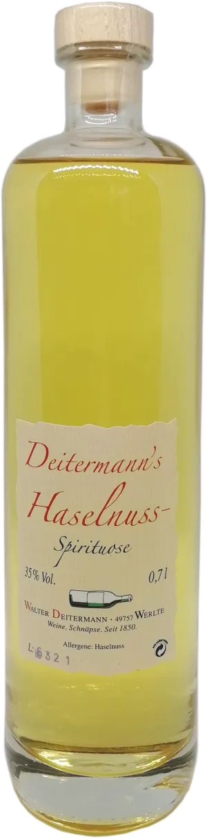 Deitermanns Haselnuss-Spiriuose 35%