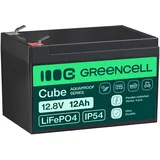Green Cell LiFePO4 Spezial-Akku 12,8 V 12 Ah 1 St.