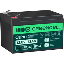 Green Cell LiFePO4 Spezial-Akku 12,8 V 12 Ah 1 St.