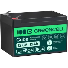 Green Cell LiFePO4 Spezial-Akku 12,8 V 12 Ah 1 St.