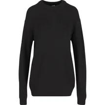 URBAN CLASSICS Rib Basic Pullover Black XL