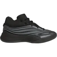 adidas Dame X Low-Top Basketballschuhe Kinder JP8638 - core black/iron met./lucid blue 37 1/3