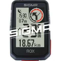 Sigma ROX 2.0 Fahrrad-Navi Fahrrad GPS, GLONASS, spritzwassergeschützt (01052) - Schwarz