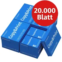 Easyprint Druckerpapier Kopierpapier 20000 Blatt 40 x 500) A4