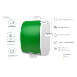 Blanc HYGIENIC Handtuchspender, Restrollenfunktion, Blanc Cosmos AUTOCUT