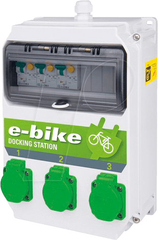 PCE 9134248 - E-Bike Dockingstation, 3 Anschlüsse