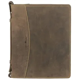 GREENBURRY Vintage Schreibmappe A4 braun, 1746-25