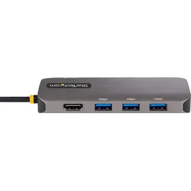 Startech USB-C Hub, 4K HDMI HDR10, 3x USB-A 5Gbit/s, GbE, 100W 30cm