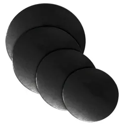 MONOUSO - Karton Scheibe Schwarz 22cm (100 Stück)
