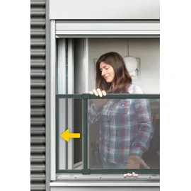 Schellenberg Insektenschutz Fenster 50 x 142 cm Anthrazit