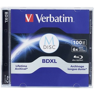 Verbatim M-DISC BD-R XL 100GB 4x, 1er Jewelcase