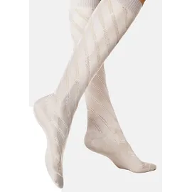 Kunert Kniestrümpfe Diagonal Crochet 1 Paar Beige 35-38
