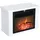 Homcom Standkamin 1200W Weiß