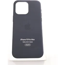 Apple iPhone 15 Pro Max Silikon Case Sturmblau