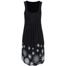 Beachtime Strandkleid Schwarz/Weiß 50